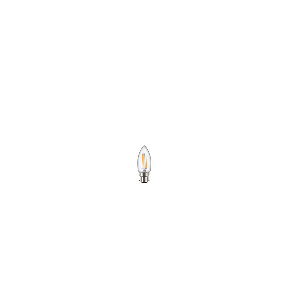 Ampoule LED Flamme B22 40W Blanc chaud 2700K Filament