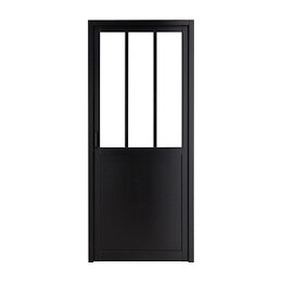Bloc-porte VITRAL Noir 204x83 Gauche