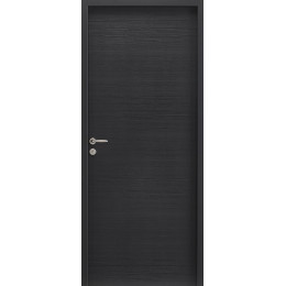 Bloc-porte ELIS décor bois Noir Structuré 204x83 H72 Gauche