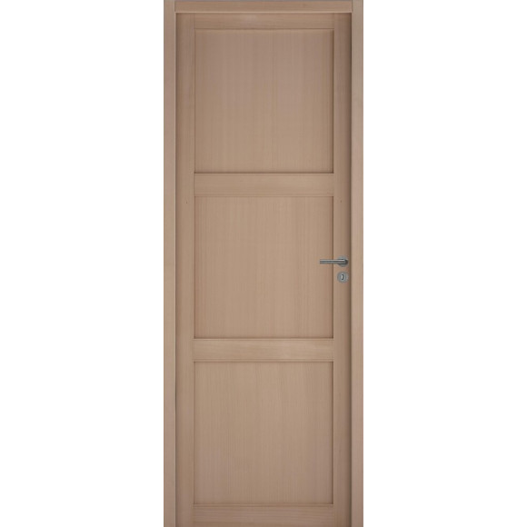 Bloc-porte GAUGIN 3 panneaux en placage Hêtre 204x83 H90 Gauche