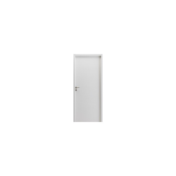 Bloc-porte ELIS décor bois Blanc Structuré 204x93 H90 Gauche