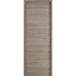 Bloc-porte ELIS décor bois Gris Taupe 204x93 H90 Droite