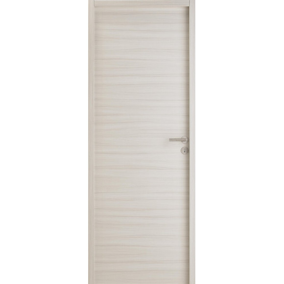 Bloc-porte ELIS décor bois Blanc Sabayon 204x73 H72 Gauche