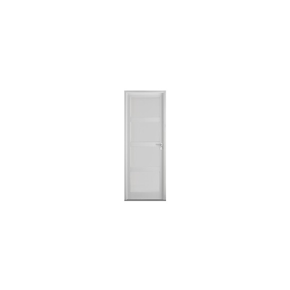 Bloc-porte OLIVA2 4 panneaux en MDF 204x73 H90 Gauche