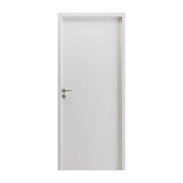 Bloc-porte ELIS décor bois Blanc Structuré 204x93 H72 Gauche