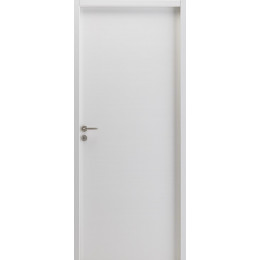 Bloc-porte ELIS décor bois Blanc Structuré 204x63 H90 Gauche