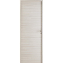 Bloc-porte ELIS décor bois Blanc Sabayon 204x63 H72 Gauche