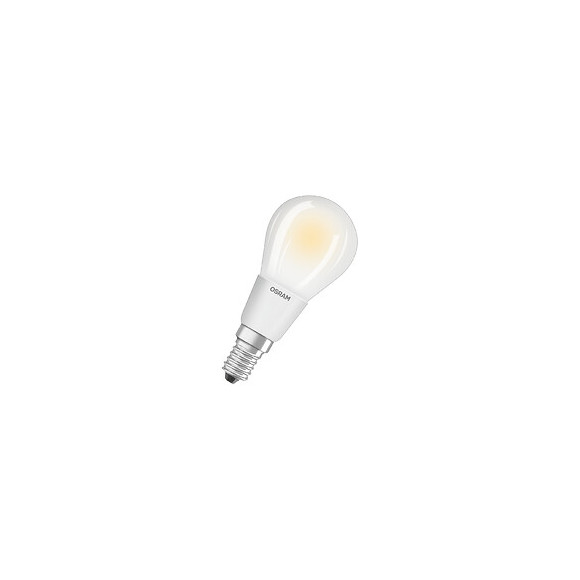 Ampoule LED Sphérique verre dépoli variable 5W 40 E14 chaud