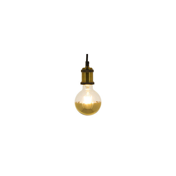 Ampoule filament LED globe coque dorée E27 4W