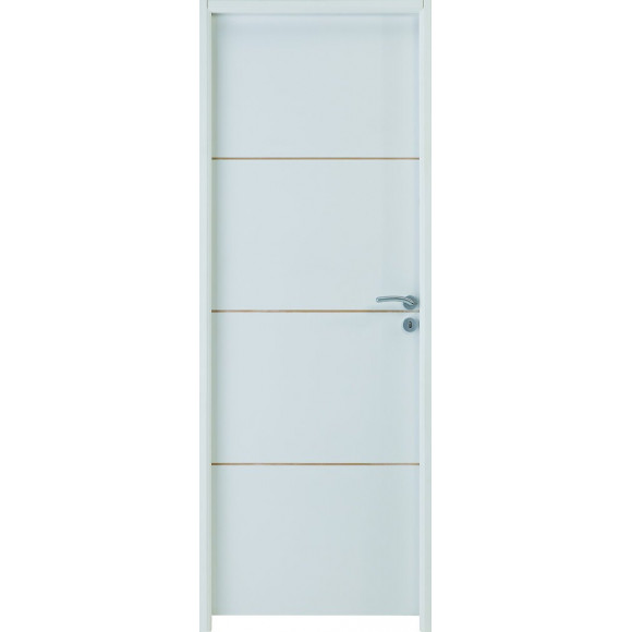 Bloc-porte NICIA prêt à peindre 204x73 H72 Gauche