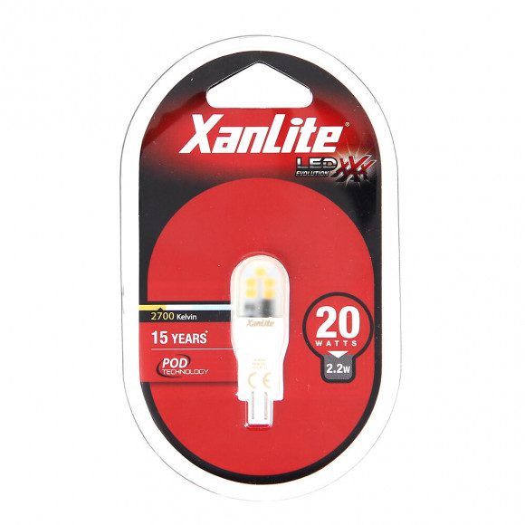 Ampoule led capsule culot G4 2,2W 2700K