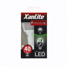 Ampoule led standard A60 secours culot E27 6W 3000K
