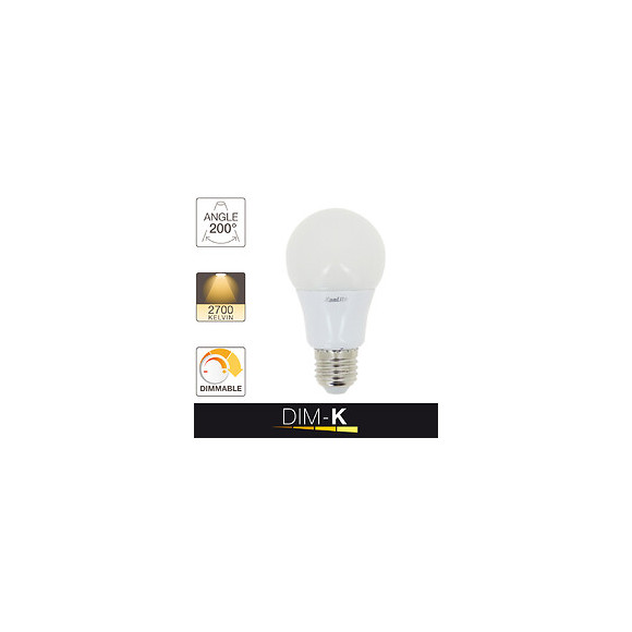 Ampoule led standard A60 dimmable par switch culot E27 10W 2700K