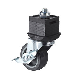 Roulette pivotante avec frein WOLFCRAFT pour établi d'atelier 