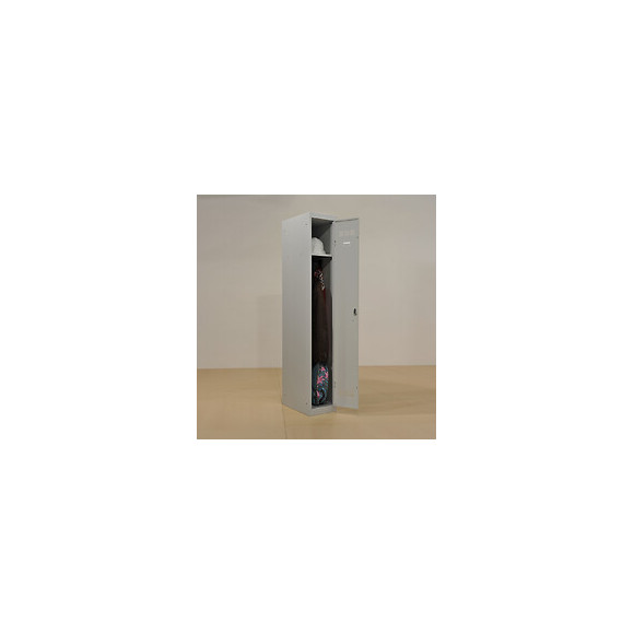 Vestiaire industriel 1 case 50x30x180cm gris perle.