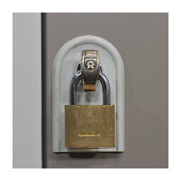 Vestiaire industriel 2 cases 50x60x180cm gris perle.