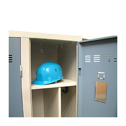 Vestiaire industriel 1 case 50x40x180cm gris/bleu.