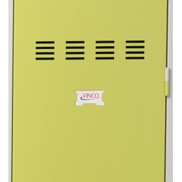 Vestiaire industriel 1 case 50x40x180cm gris/anis.