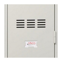 1 colonne de 4 cases superposées 50x30x180cm gris.