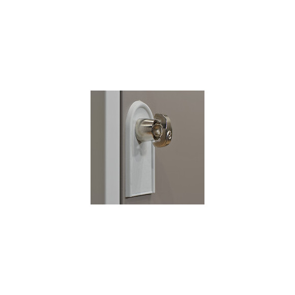 PIERRE HENRY - VESTIAIRE 1 COLONNE DE 4 CASES GRIS PERLE / TAUPE