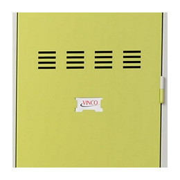 3 colonnes 4 cases superposées 50x90x180cm gris/anis.