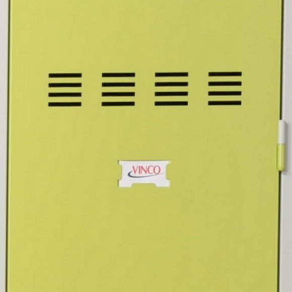 3 colonnes 4 cases superposées 50x90x180cm gris/anis.