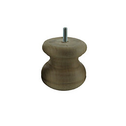 Pied collerette D.85 H.100 hêtre brut