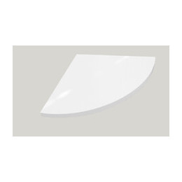 Etagère d'angle blanche 25 x 25 cm