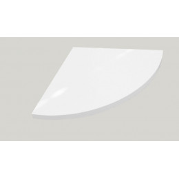 Etagère d'angle blanche 25 x 25 cm