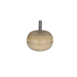 Pied boule C D65 H40 pin verni (FSC)