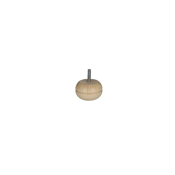 Pied boule C D65 H40 pin verni (FSC)