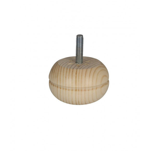 Pied boule C D65 H40 pin verni (FSC)
