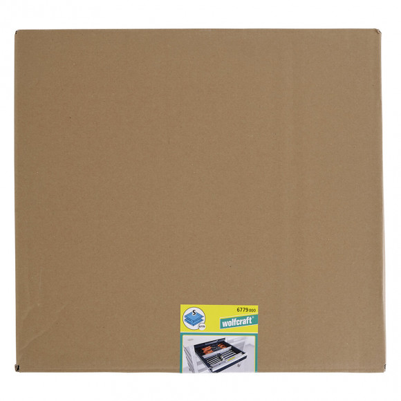 2 Tiroirs S H7cm WOLFCRAFT pour établi d'atelier