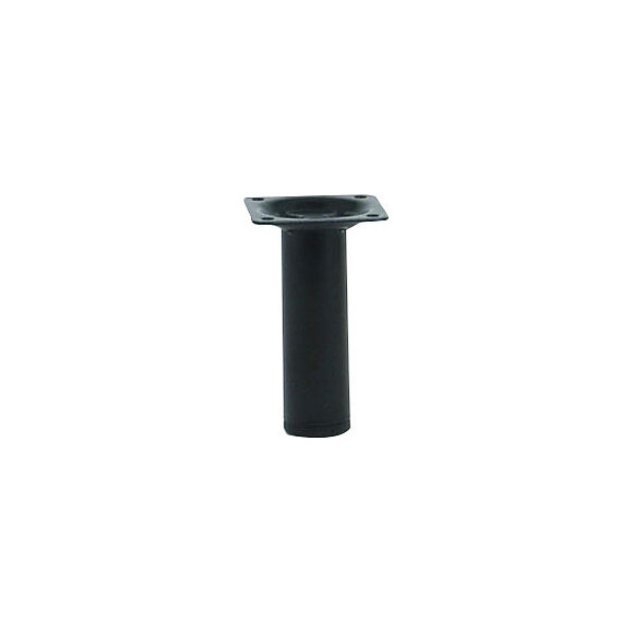 Pied de meuble cylindre acier noir D.3cm hauteur 10cm