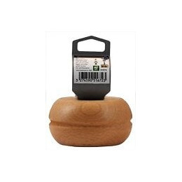 Pied de lit rond en hêtre vernis naturel D.92mm H.50mm