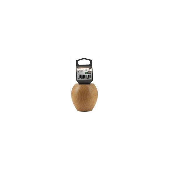Pied de lit forme boule D.70mm en hêtre vernis naturel