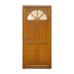 Porte d'entrée lilas 215x90cm droite