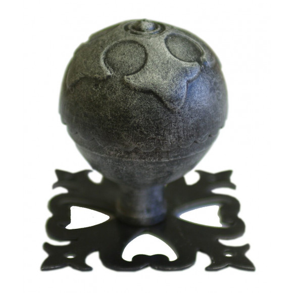 Pommeau rond vieux fer