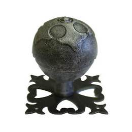 Pommeau rond vieux fer