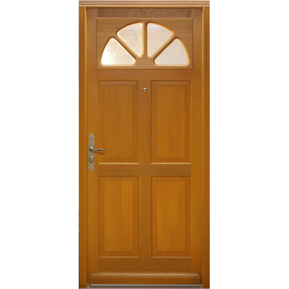 Porte d'entrée lilas 215x90cm droite