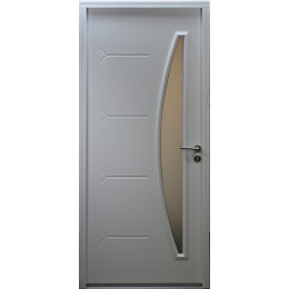 Porte d'entrée métal luna 215x90cm gauche