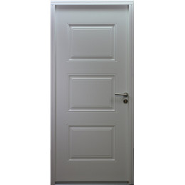 Porte d'entrée métal tris 215x90cm gauche