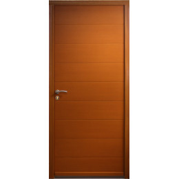 Porte d'entrée exo hydra 215x90cm droit merisier