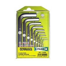 Jeu De Clés 6 Pans En Coffret