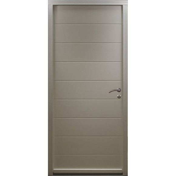 Porte d'entrée hydra 215x90cm gauche blanc