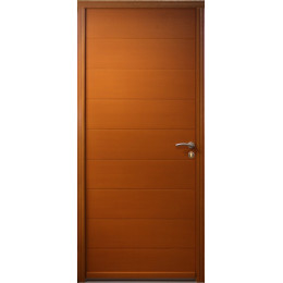 Porte d'entrée hydra 215x90cm gauche merisier