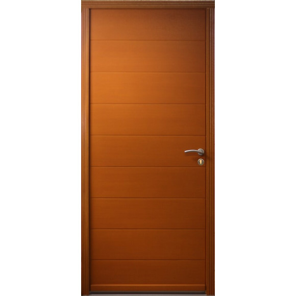 Porte d'entrée hydra 215x90cm gauche merisier