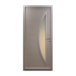 Porte d'entrée exo despina 215x90cm gauche blanc