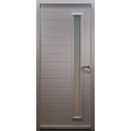 Porte d'entrée thalassa 215x90cm gauche blanc