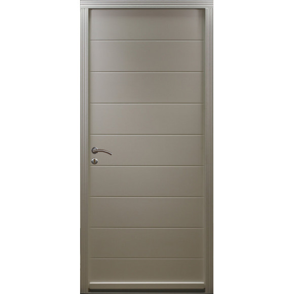 Porte d'entrée hydra 215x90cm droite blanc